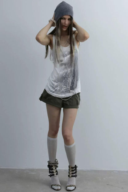 Millennial Hottie Sequin Vest