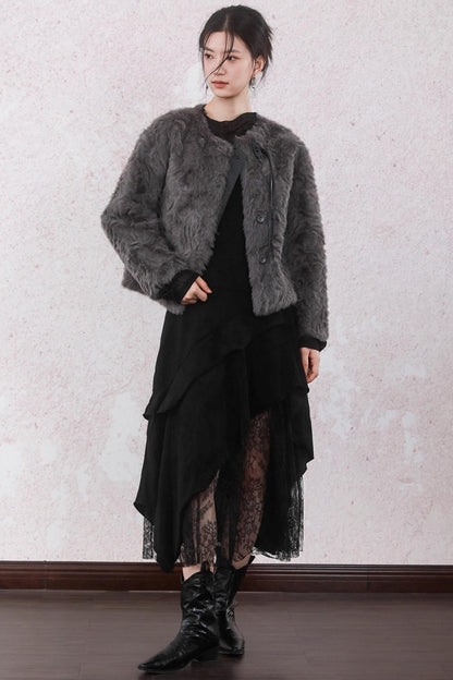 Layered Lace Spliced Sundress