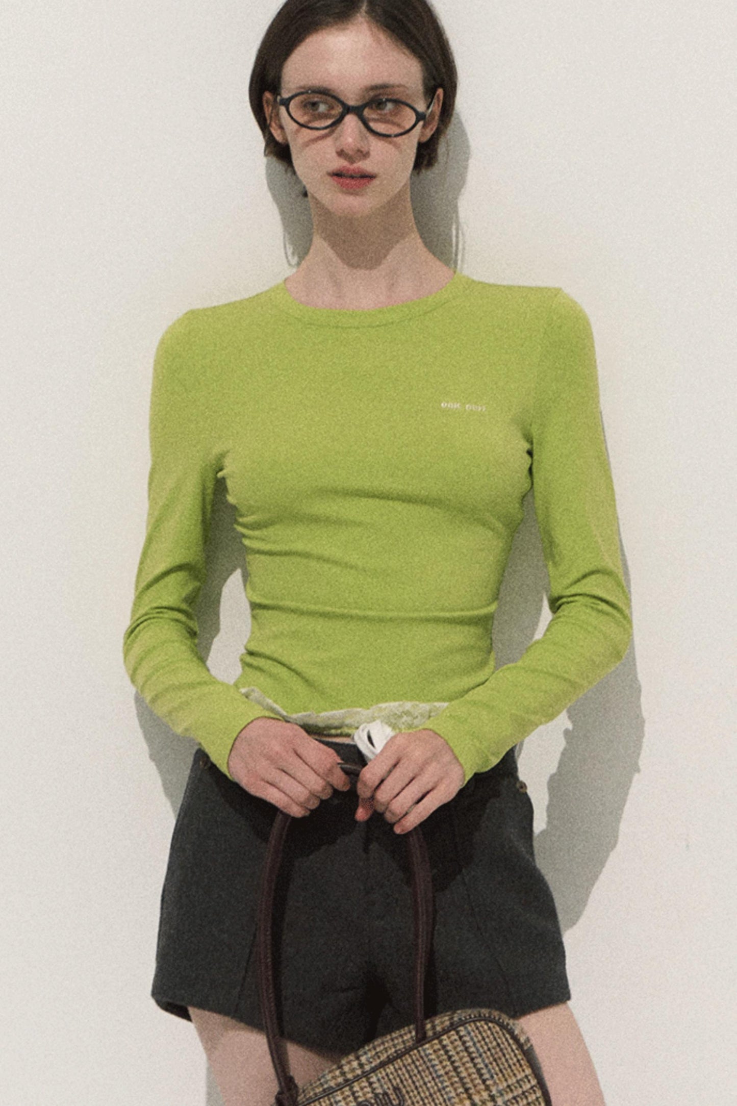 Good Weather Lace Slim Waist Long Sleeve T-Shirt