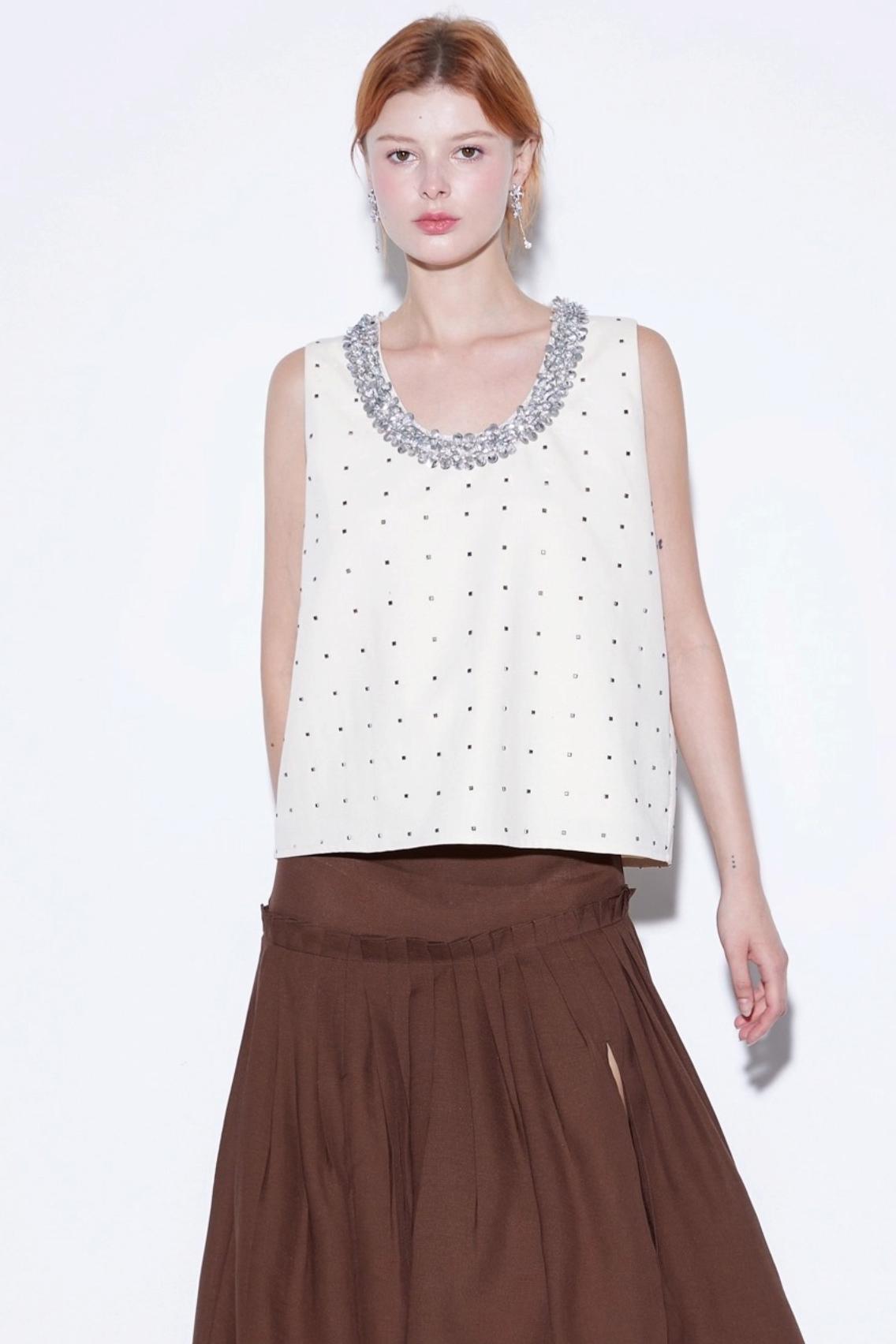 Delicate Square Diamond Vest