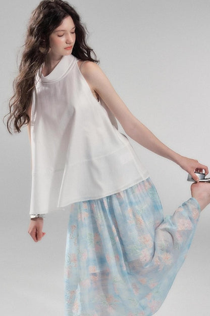 Dandelion Draped Vest Top