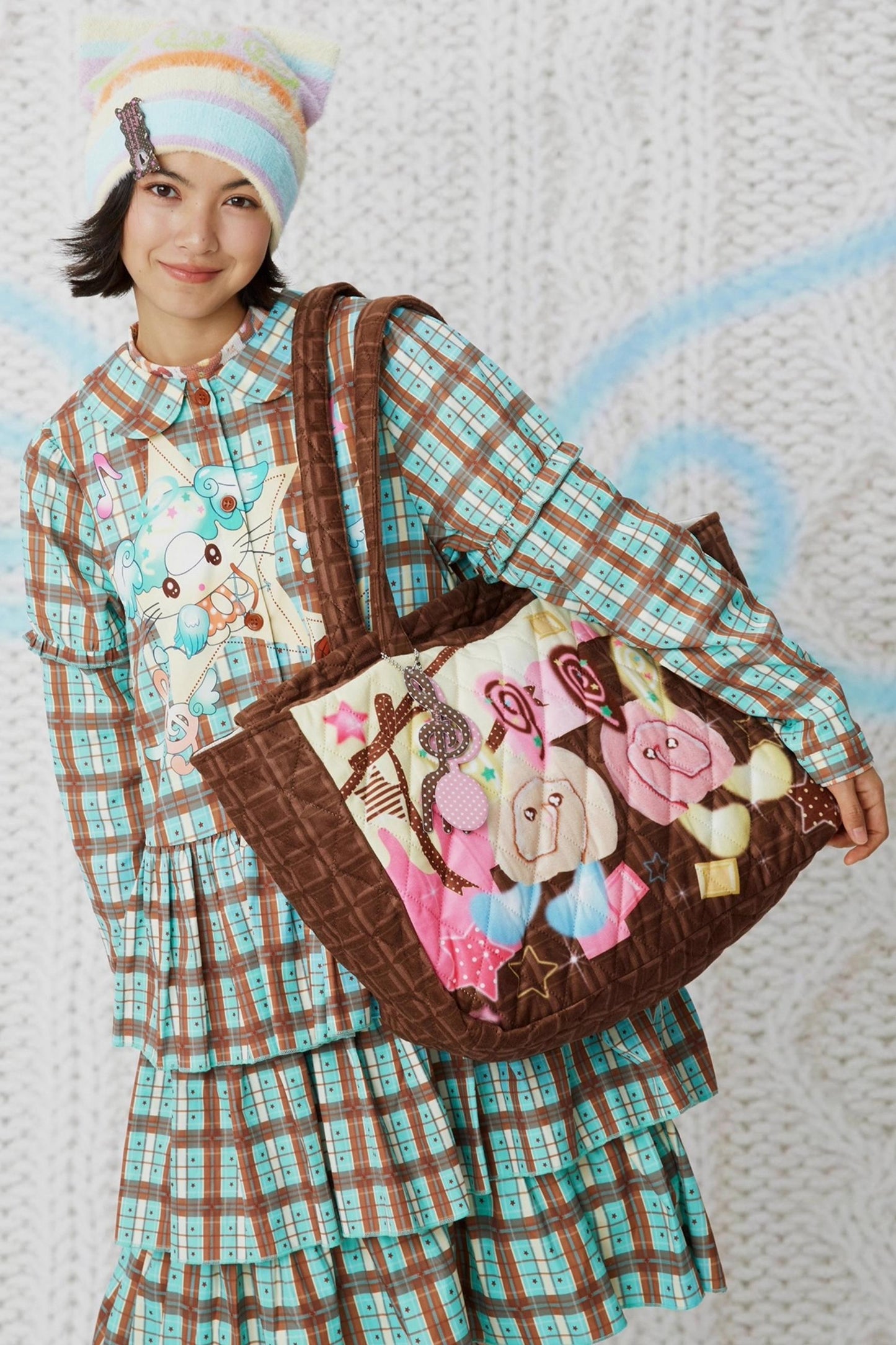 Double-Sided Quilted Cotton Bag