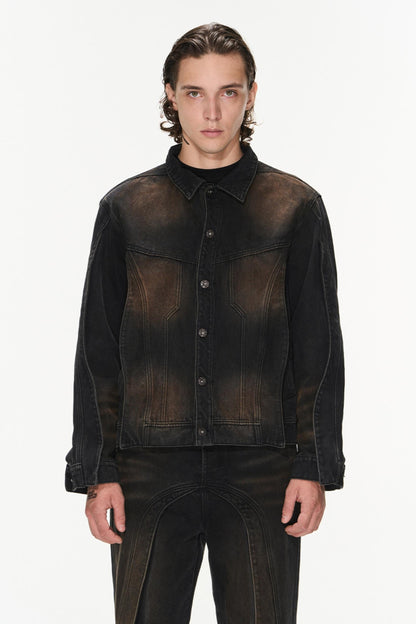 Aged Fall Denim Jacket
