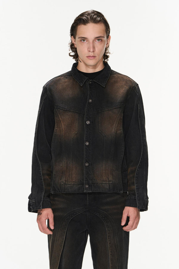 Aged Fall Denim Jacket