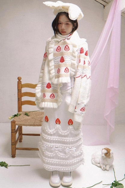 Happy Strawberry Cake Skirt