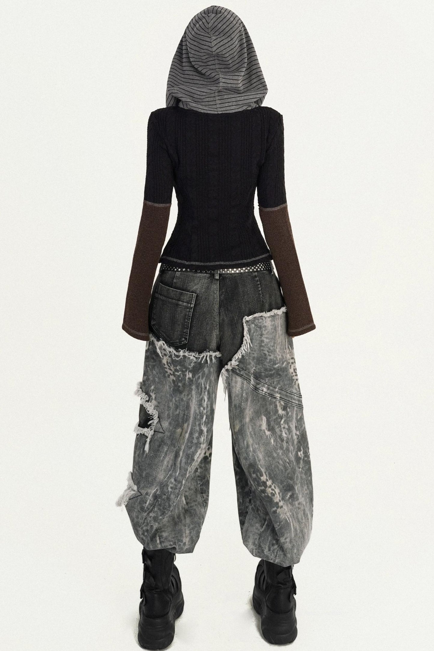 Wasteland Personality Loose Jeans