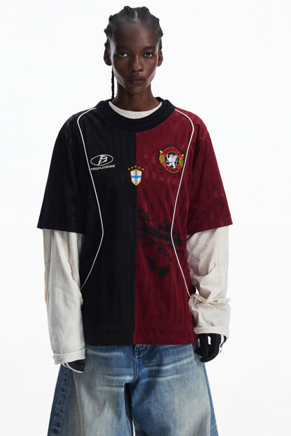 Vintage Soccer Racing Jersey Top