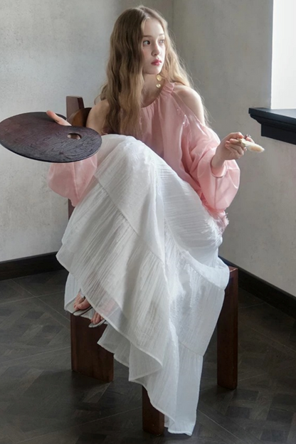 Frida Rose Lace Blouse