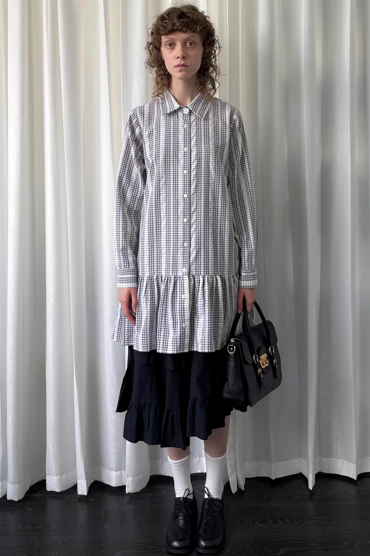 Loosestripe Long Sleeve Shirt Dress