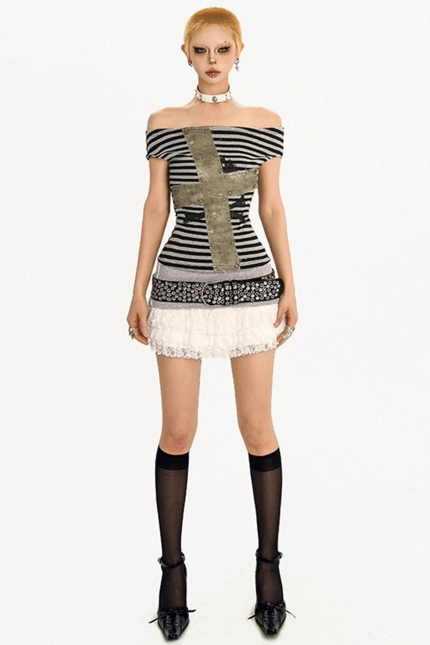 Original Stitched Striped T-Shirt