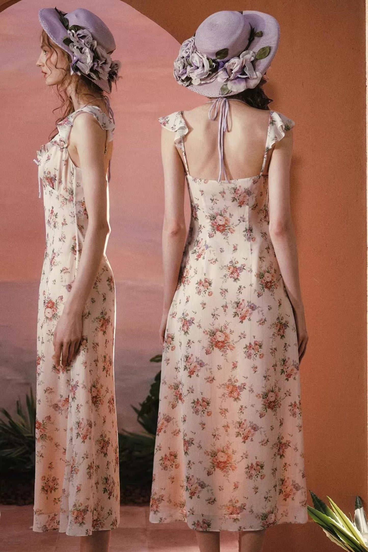 Starry Wisteria Lace Dress