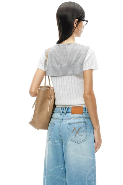 Tencel Linen Color-Block T-Shirt