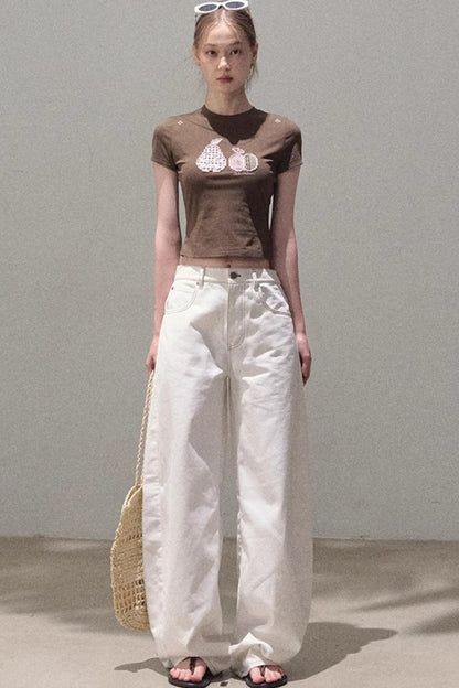 Rhinestone Halo Jeans