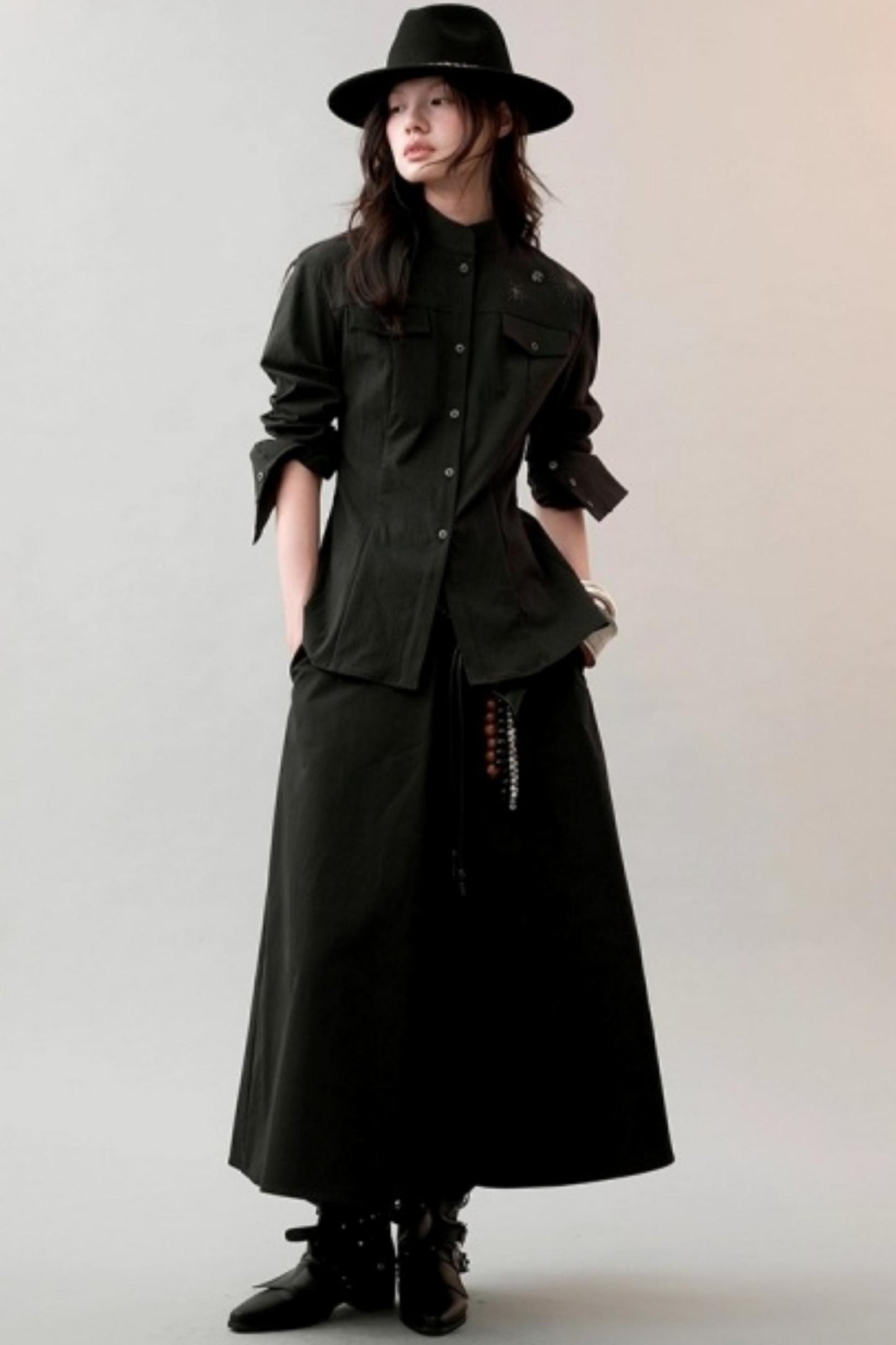 Chic Waist Deconstructed Skirt