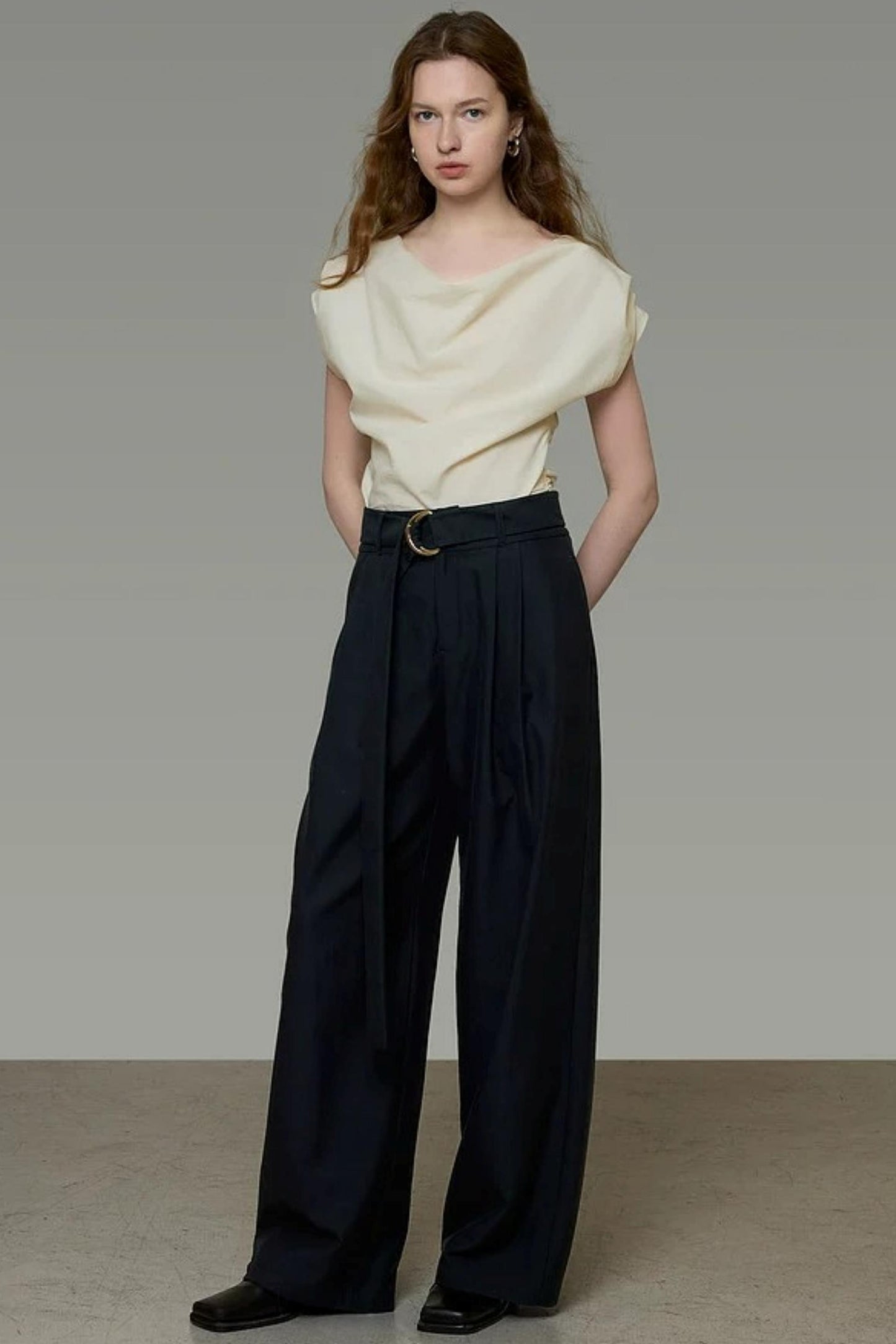 Flowing Collar Blouse