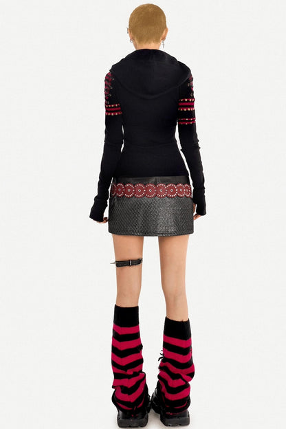 Dark Punk Hooded Top