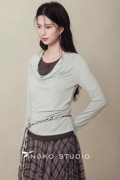Hollow Sea Salt Blouse