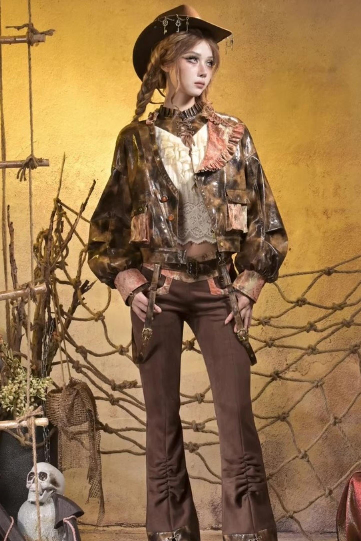 Melard Lace Steampunk Jacket Set-Up