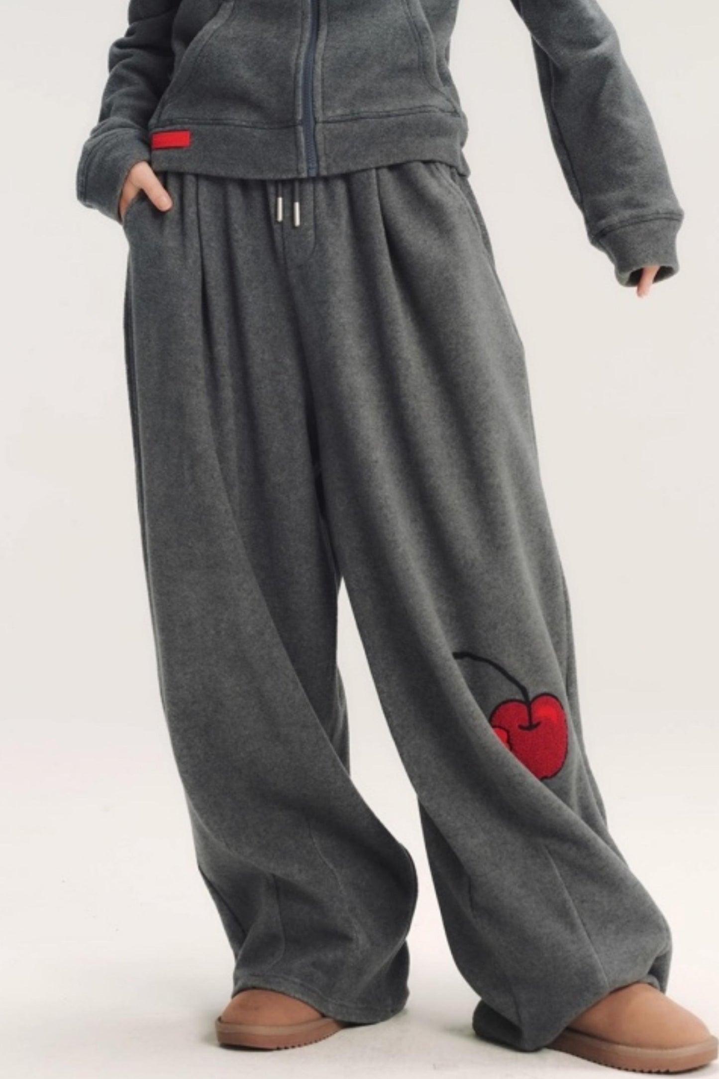 Hand-Painted 3D Embroidery Pants