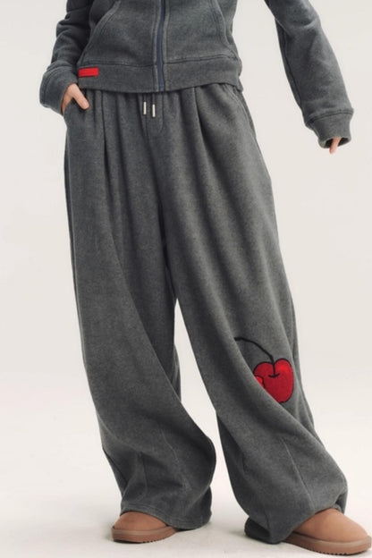 Hand-Painted 3D Embroidery Pants