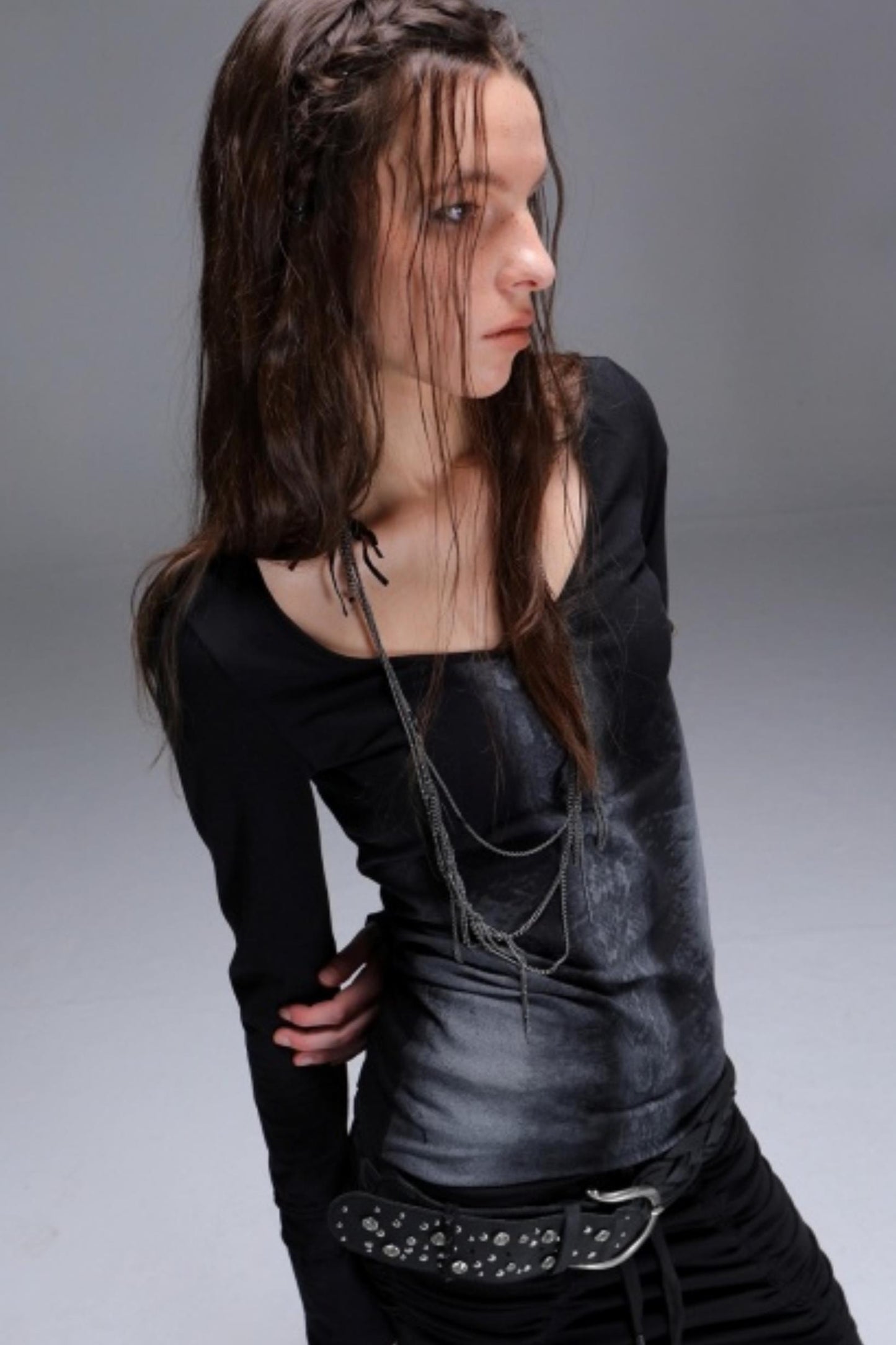 Snake Skin Angel Slim Top