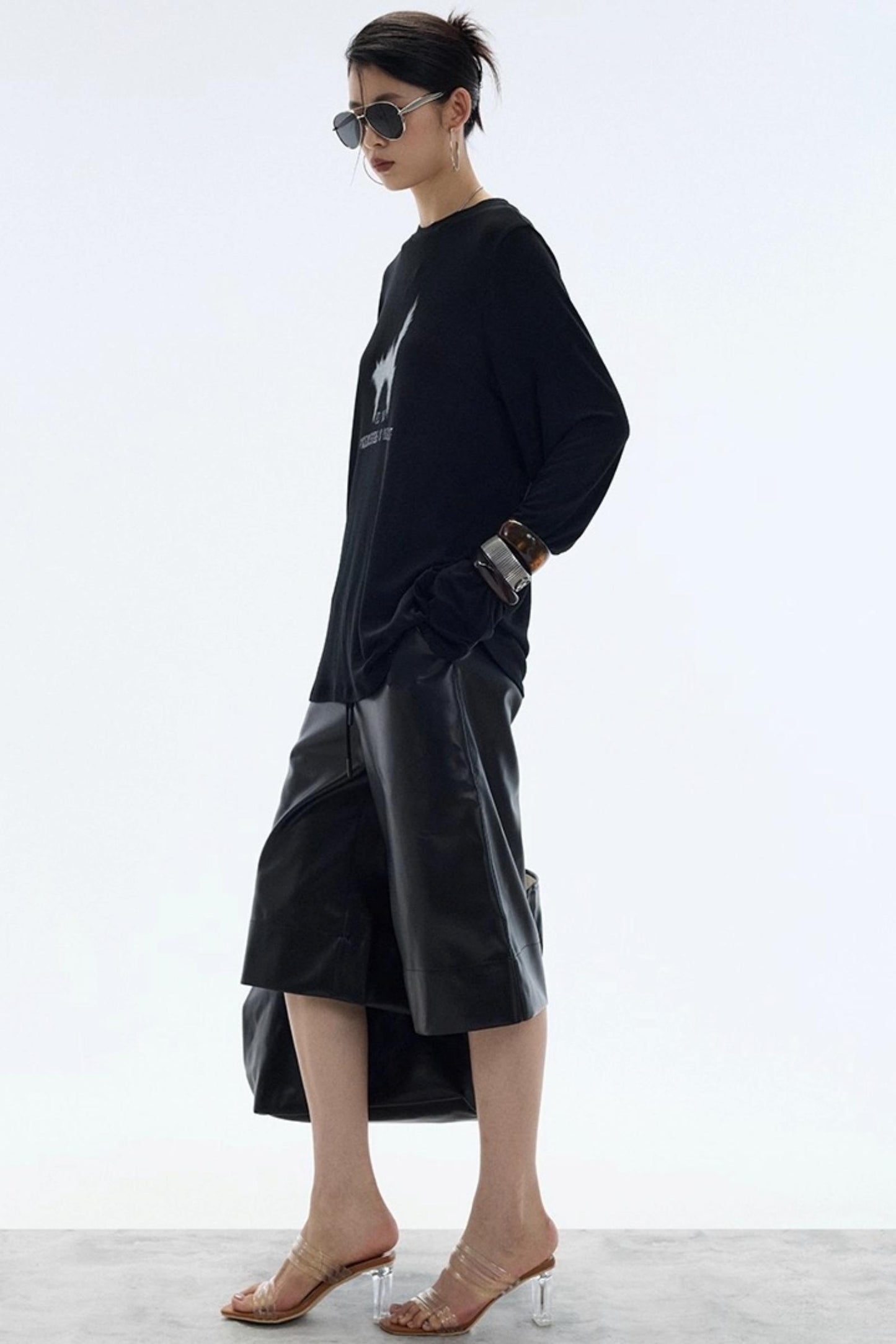 Autumn Leather Shorts