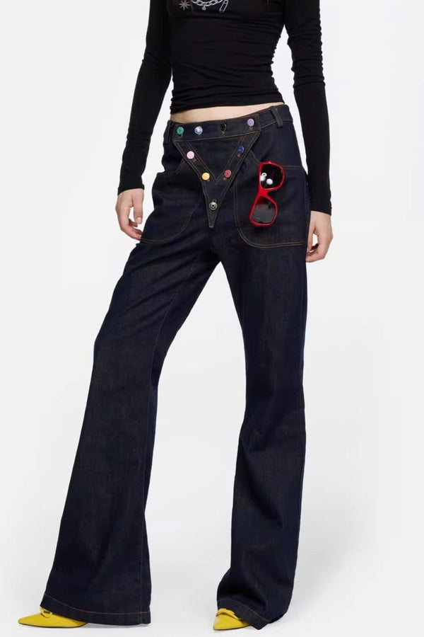 Slimming Detachable Bootcuts Pants