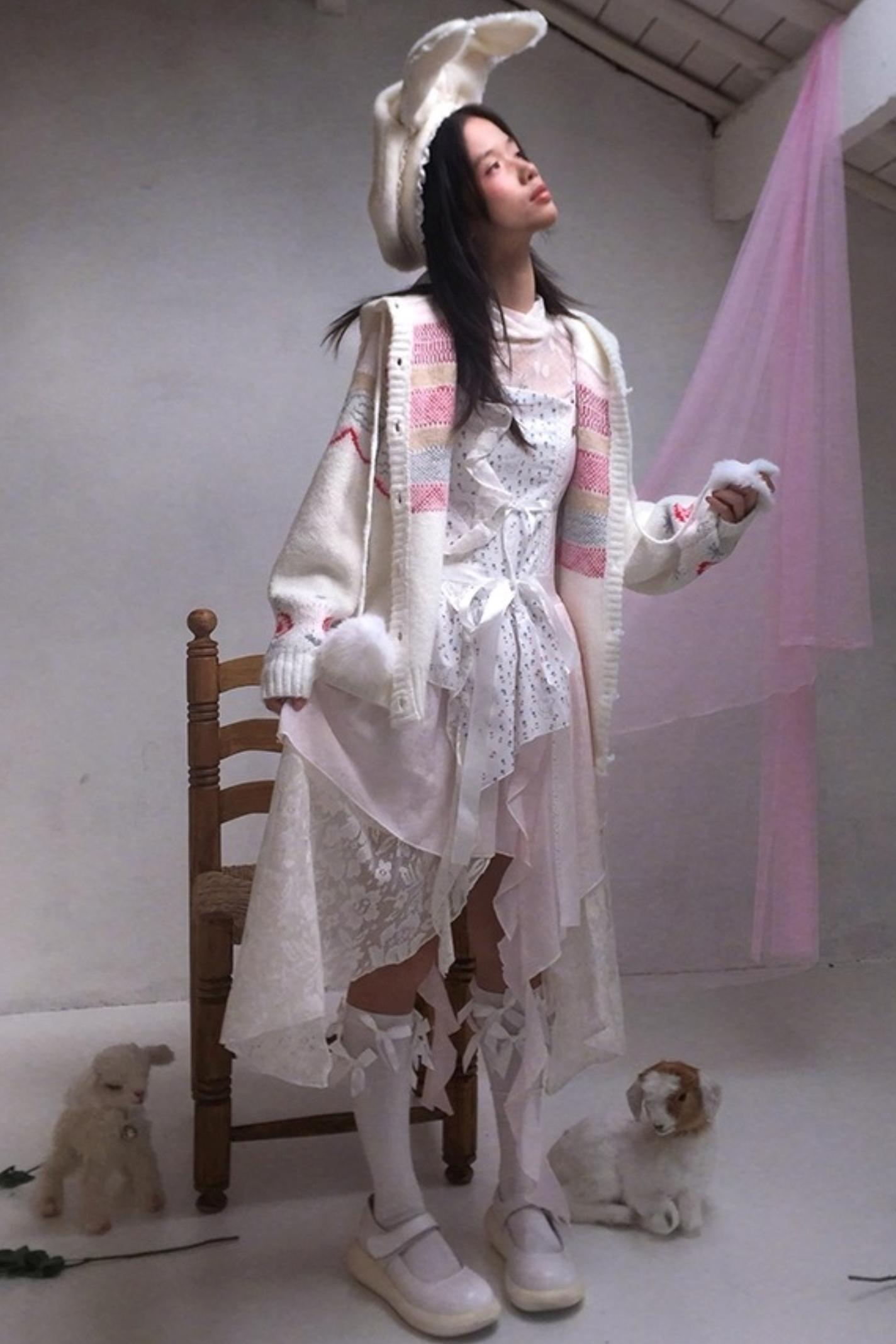 Institute Happy Birthday Lace Beret