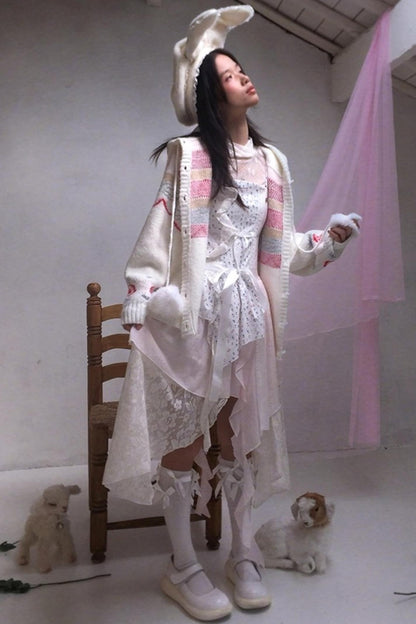 Institute Happy Birthday Lace Beret