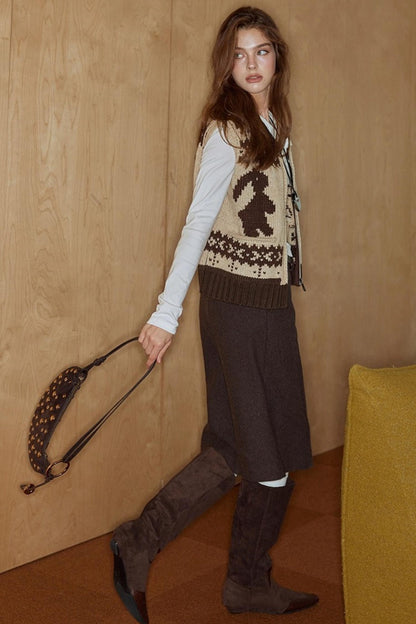 Sea Wool Tweed Pants