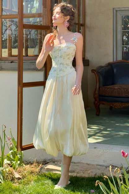 Butterfly Satin Skirt