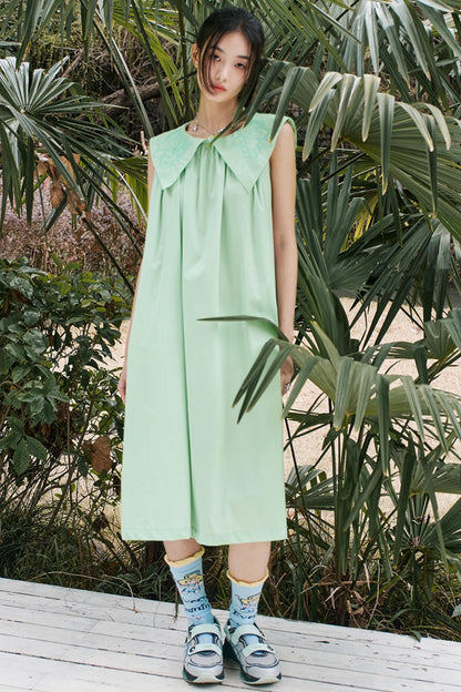 Fairytale Peach Summer Dress