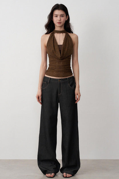 Lightweight Jacquard Swing Camisole