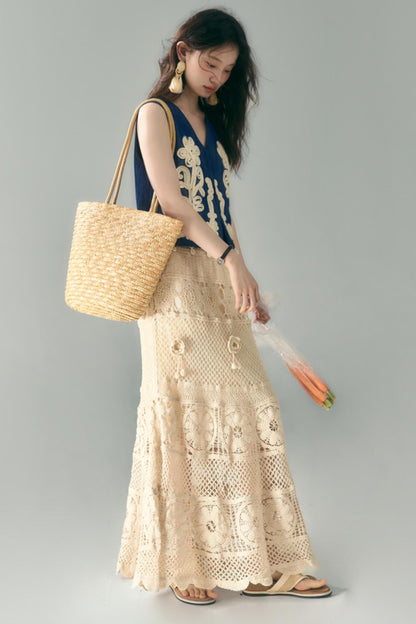 Wilderness Flower Maxi Skirt