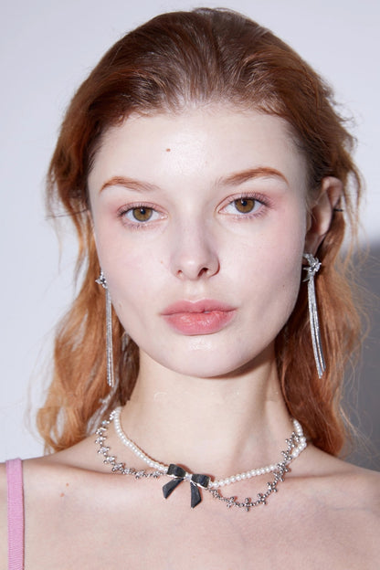 Annual Platinum Swallow Earrings