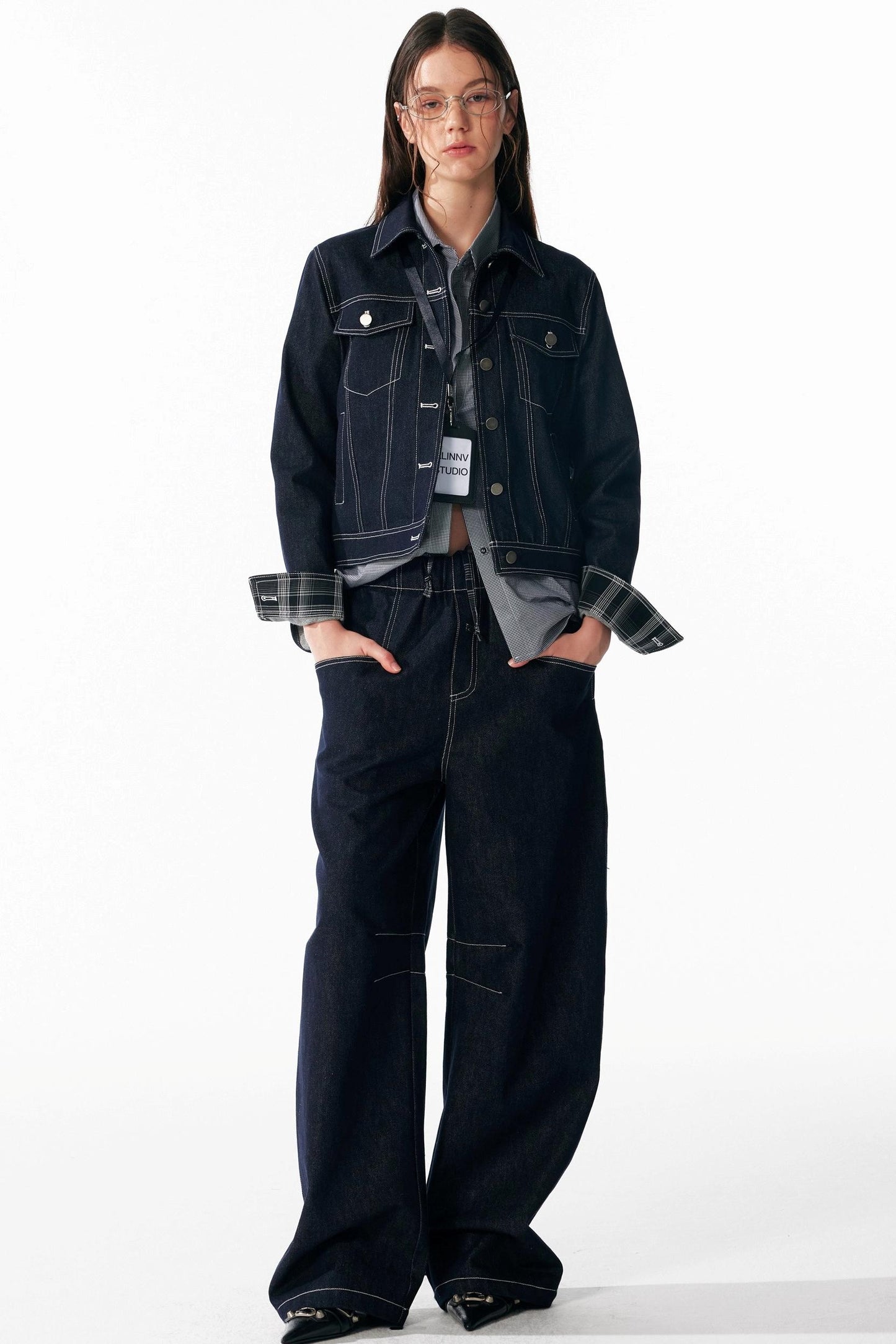 Versatile Cropped Shoulder Shirt