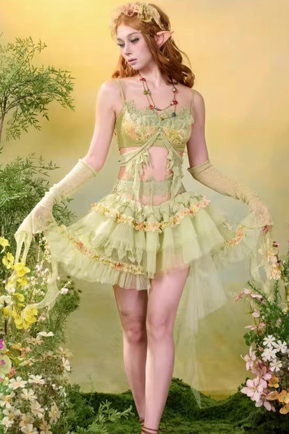 Lace Fairy Camisole Top Set-Up