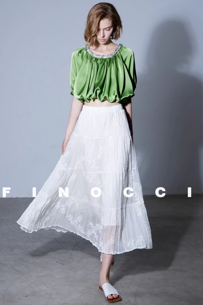 Romantic Lace A-Line Skirt