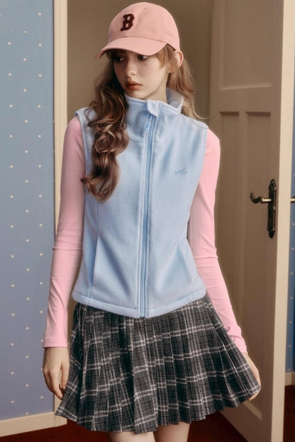 Winter Slim Zipper Vest