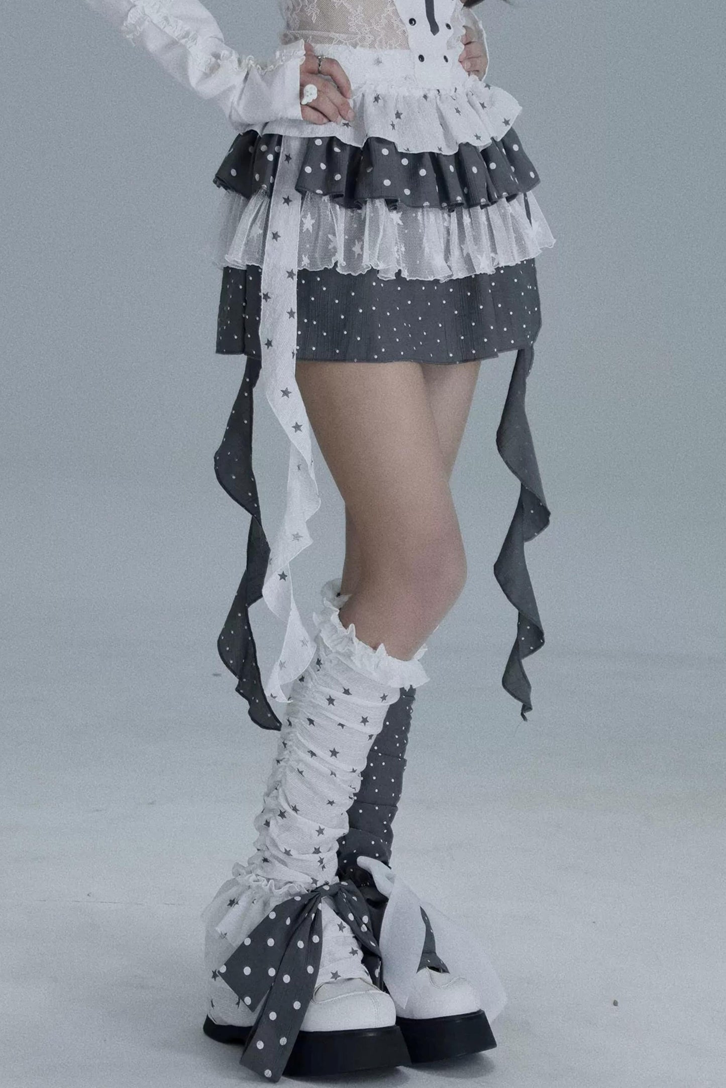 Vintage Polka Dot Leg Warmers