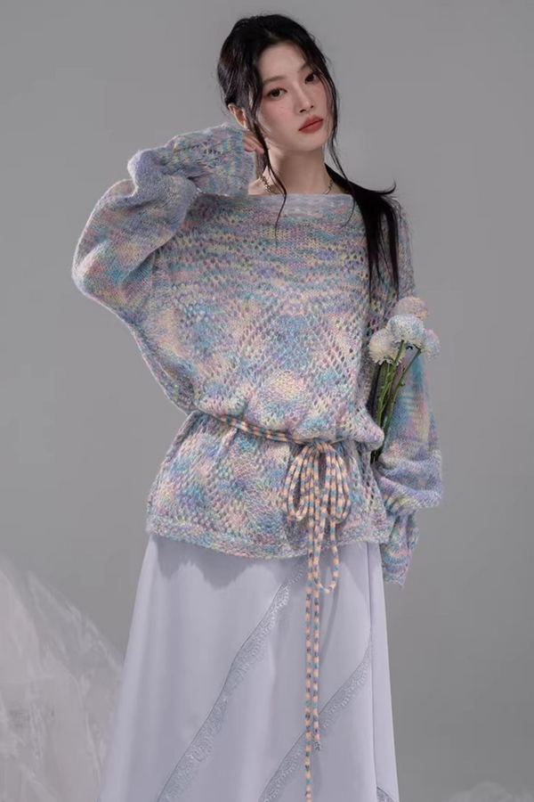 Floral Mist Mohair Sweater Set