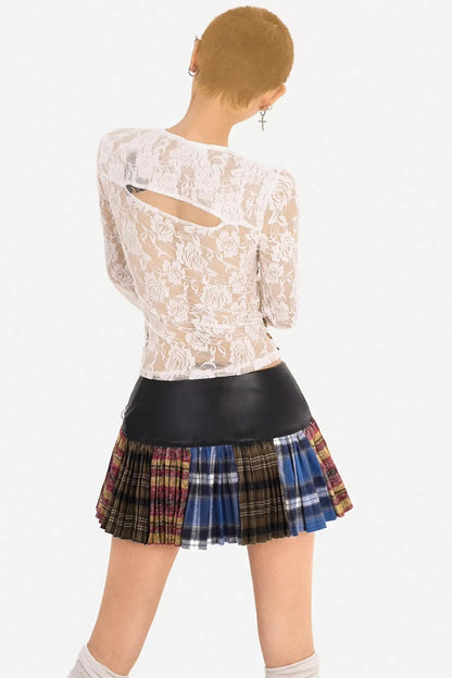 Molly Punk Plaid Skirt