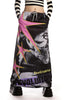 Schwarzer Punk-Print