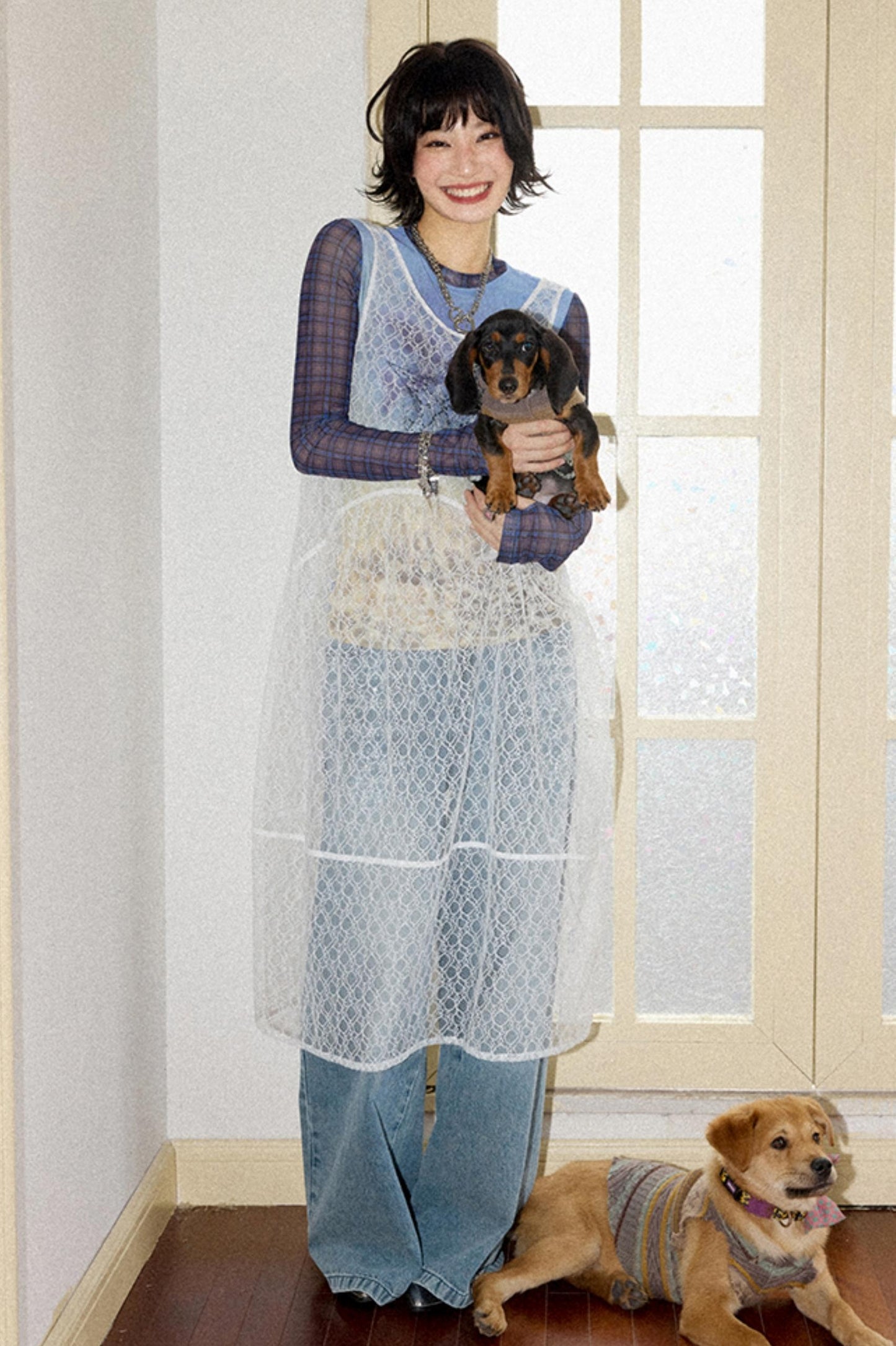 Misty Starfish Lace Dress