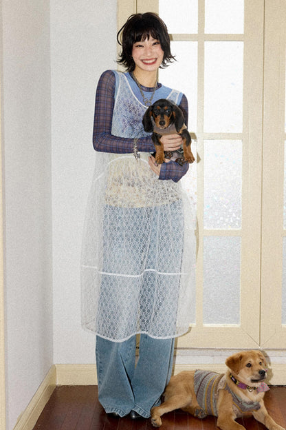 Misty Starfish Lace Dress