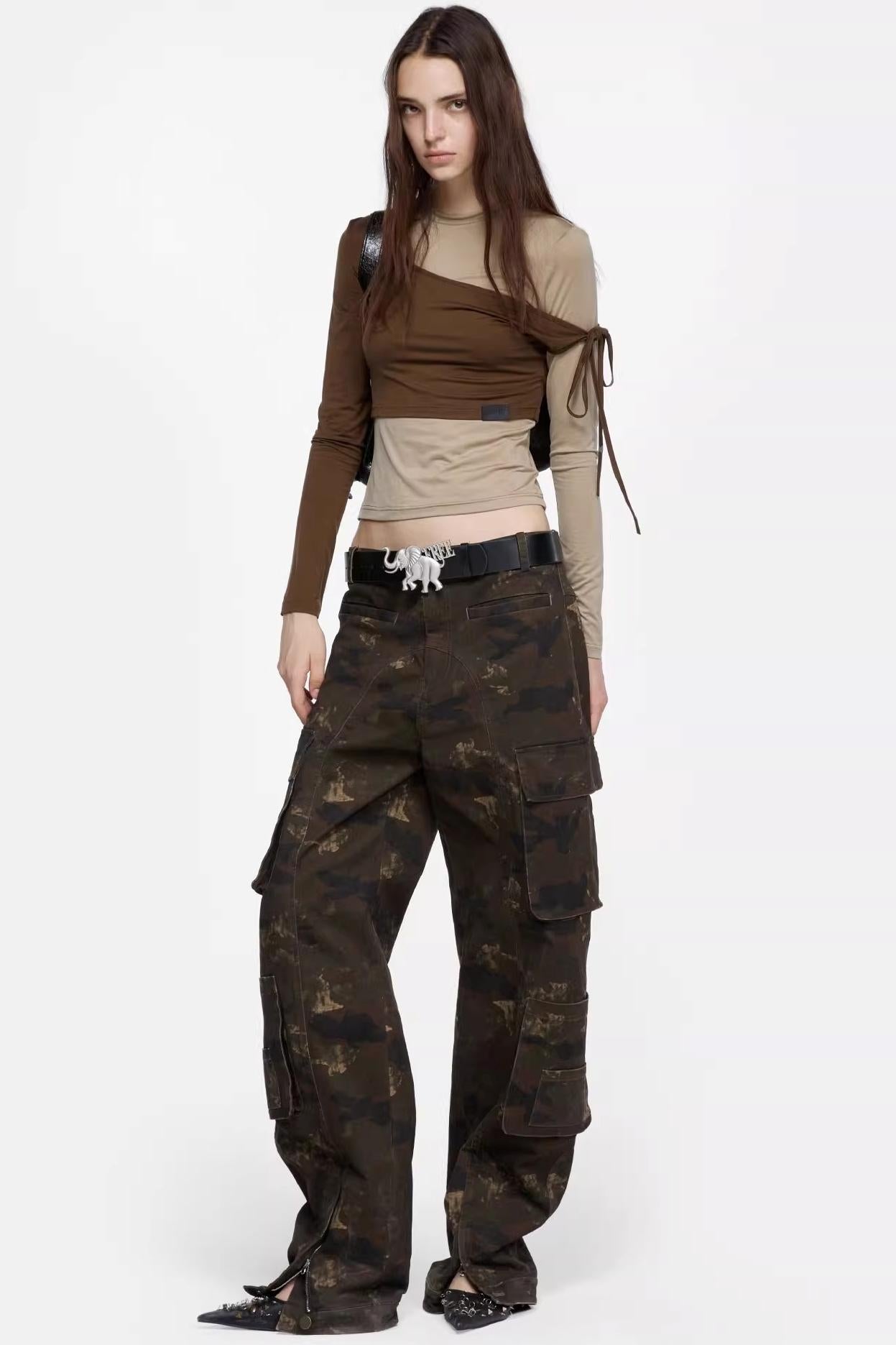 Spice Girl Style Long Sleeves Top