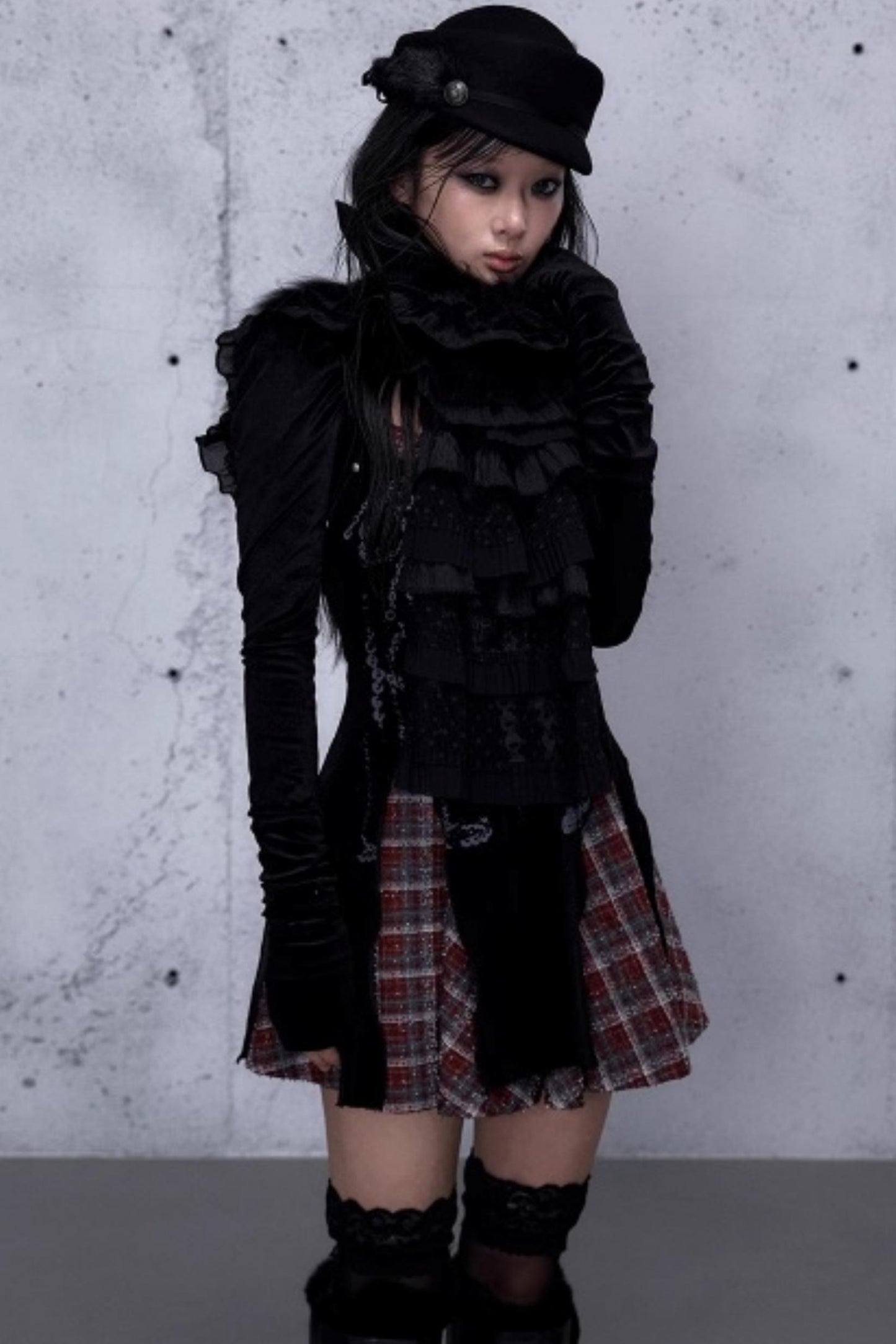 Romantic Lace Layered Scarf