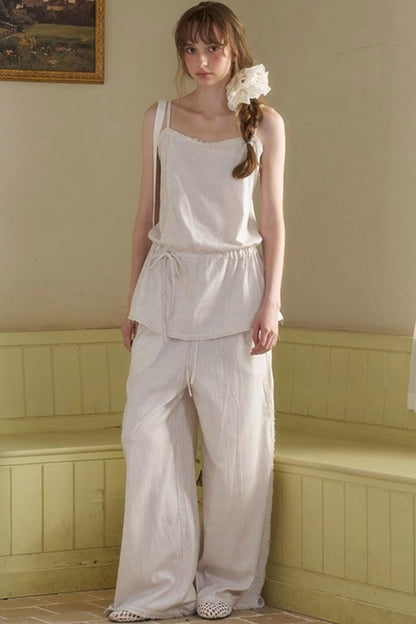 Holiday Striped Slacks Set-Up