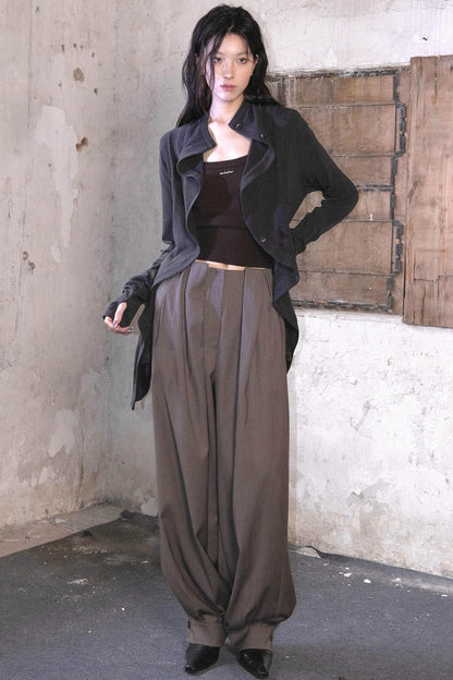 Beauvoir Ruffled Knit Cardigan