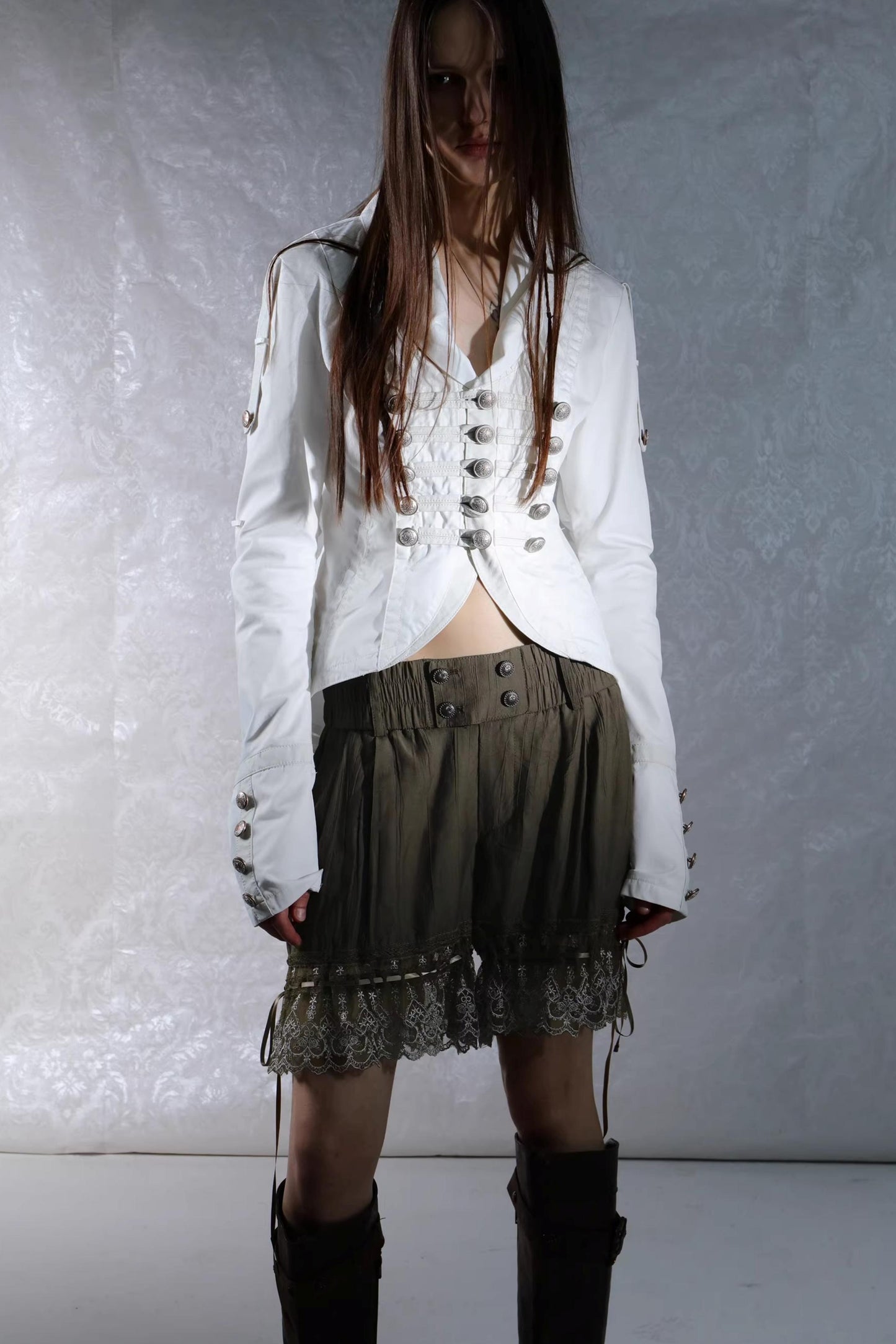 Retro Lace Bloomers Shorts